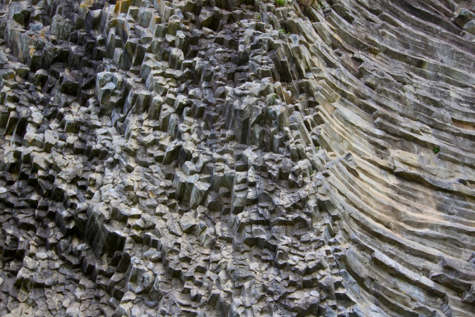 We found out later that this is a basalt formation, similar to what we had seen in Mexico.