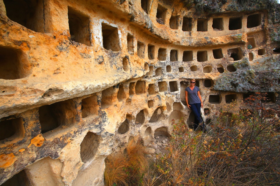 The oldest cemetary in Peru.