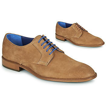 Chaussures Homme Derbies Azzaro ZENOU Cognac