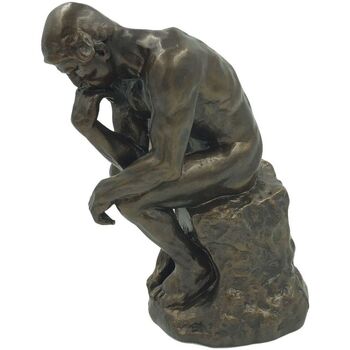 Maison & Déco Statuettes et figurines Parastone Reproduction du Penseur de Rodin - 25 cm Marron