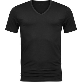 Vêtements Homme T-shirts & Polos Mey T-shirt Col-V Dry Coton Noir Noir