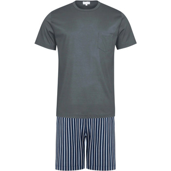 Vêtements Homme Pyjamas / Chemises de nuit Mey Pyjama Portimo Short Gris Gris