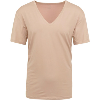 Vêtements Homme T-shirts & Polos Mey T-shirt Invisible Col-V Dry Coton Beige