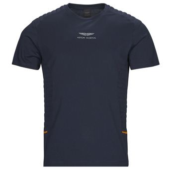 Vêtements Homme T-shirts manches courtes Hackett ASTON MARTIN BY HACKETT AMR MOTO TEE Marine