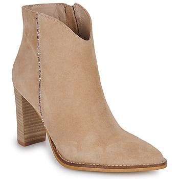 Chaussures Femme Bottines Myma 6600-MY-00 Beige