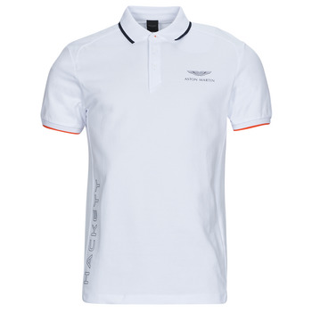 Vêtements Homme Polos manches courtes Hackett ASTON MARTIN BY HACKETT AMR SPEEDMASTER SS Blanc