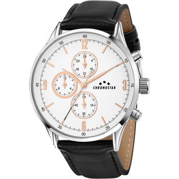 Montres & Bijoux Homme Montre Chronostar Montre en alliage Noir