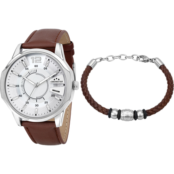 Montres & Bijoux Homme Bijoux Chronostar Montre en acier Marron