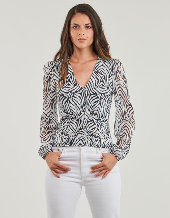 Vêtements Femme Tops / Blouses Morgan TMALO Noir / Blanc