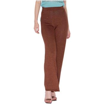 Vêtements Femme Pantalons Akep PANTALONE IN MAGLIA Marron