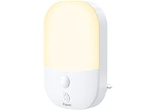 Veilleuse LED, Veilleuse Prise Electrique avec 5 Niveaux Luminosités et Capteur de Lumière, Veilleuse Enfant Plug and Play La