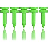 LIKOSO Bamboo Golf Tees Green 25MM Pack of 100 Non Plastic Castle Tees Biodegradable Sustainable