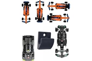 Support mural 3 en 1 adapté pour Lego McLaren F1#42141, Mercedes-AMG F1 W14 E Performance #42171 et Peugeot 9X8 24H Le Mans H