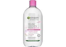 Garnier Micellar Cleansing Water, Gentle face Cleanser & Makeup Remover, Fragrance-Free, Vegan Formula, Suitable For All Skin