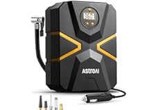 AstroAI Tyre Inflator Air Compressor 12V DC, Digital Car Tyre Pump 150 PSI, Preset Tyre Pressure & Auto Shutoff, Electric Air