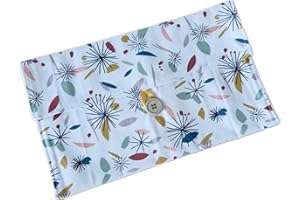 Pochette range serviette de table motifs géométriques pour enfant ou adulte (Géométrique multicolore)