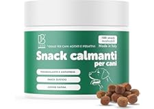 DBLabo Pet - Snack Calmante per Cani e Gatti - Bocconcini Gusto Manzo Calmante Forte per Cani Agitati, Iperattivi, Paura dei 