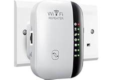 WiFi Extender, Signal Booster Up to 5000sq. ft and 52 Devices, Long Range Amplifier with Ethernet Port, WiFi Range Extender, 