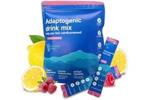 Laclassic Supercalm Powdered Drink Mix,Raspberry Lemonade Flavour,with L-Theanine,KSM-66 Ashwagandha,Magnesium Glycinate, Vit