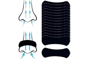 Jotia 60Pcs Strong Nasal Strips Tape for Snoring, Black Nose Strips Reduces Snoring and Mouth Breathing, Extra Strength Night