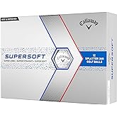 キャロウェイ(Callaway) ゴルフボール SUPERSOFT 23 SPLATTER 1ダース(12個入り) 2ピース構造