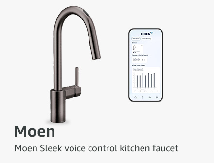 Moen Sleek voice control kitchen faucet