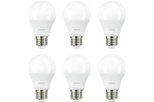 Linkind A19 LED Light Bulb, 60W Equivalent, 9W 2700K Soft White, 800 Lumens Non-Dimmable, E26 Standard Base, Energy Efficient