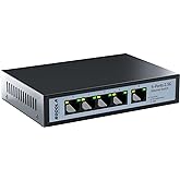 SODOLA 5 Port 2.5G Ethernet Switch,|5 x 2.5GBASE-T Ports,45Gbps Switching Capacity, Plug & Play/Fanless Metal Design 2.5G Eth