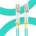 FLYPROFiber OM3 Fiber Patch Cable, 20M/66ft LC to LC Fiber Optic Cable Cord LSZH 10GB Multimode Duplex 50/125um, Length Optio