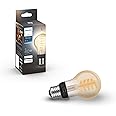 Philips Hue Smart 40W A19 Filament LED Bulb - White Ambiance Warm-to-Cool White Light - 1 Pack - 550LM - E26 - Indoor - Contr