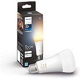 Philips Hue Smart 100W A21 LED Bulb - White Ambiance Warm-to-Cool White Light - 1 Pack - 1600LM - E26 - Indoor - Control with