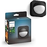 Philips Hue Outdoor Motion Sensor - Automatic Dusk to Dawn - Turns Lights On When Motion is Detected - 1 Pack - Requires Brid