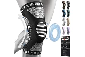 NEENCA Professional Knee Brace for Pain Relief, Medical Knee Support with Patella Pad & Side Stabilizers, Compression Knee Sl