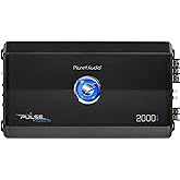 Planet Audio PL2000.1M Monoblock Car Amplifier - 2000 Watts, 2/4 Ohm Stable, Class A/B, Mosfet Power Supply, Great for Subwoo