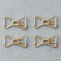 Bow Paper Clips Embellishments