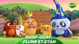 Ouaf ouaf, plume et stand, une aventure de conte de fées