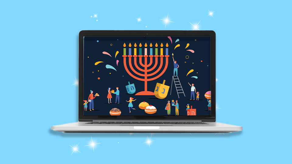 STYLECASTER | Hannukah Zoom Backgrounds