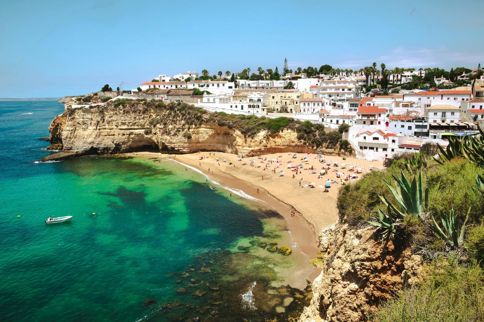 La plage de Faro.