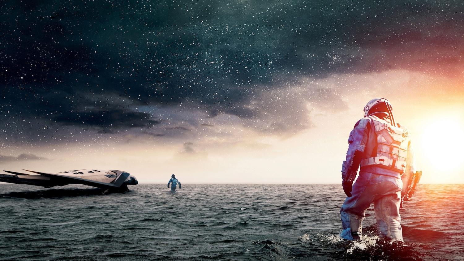 Scène du film Interstellar.