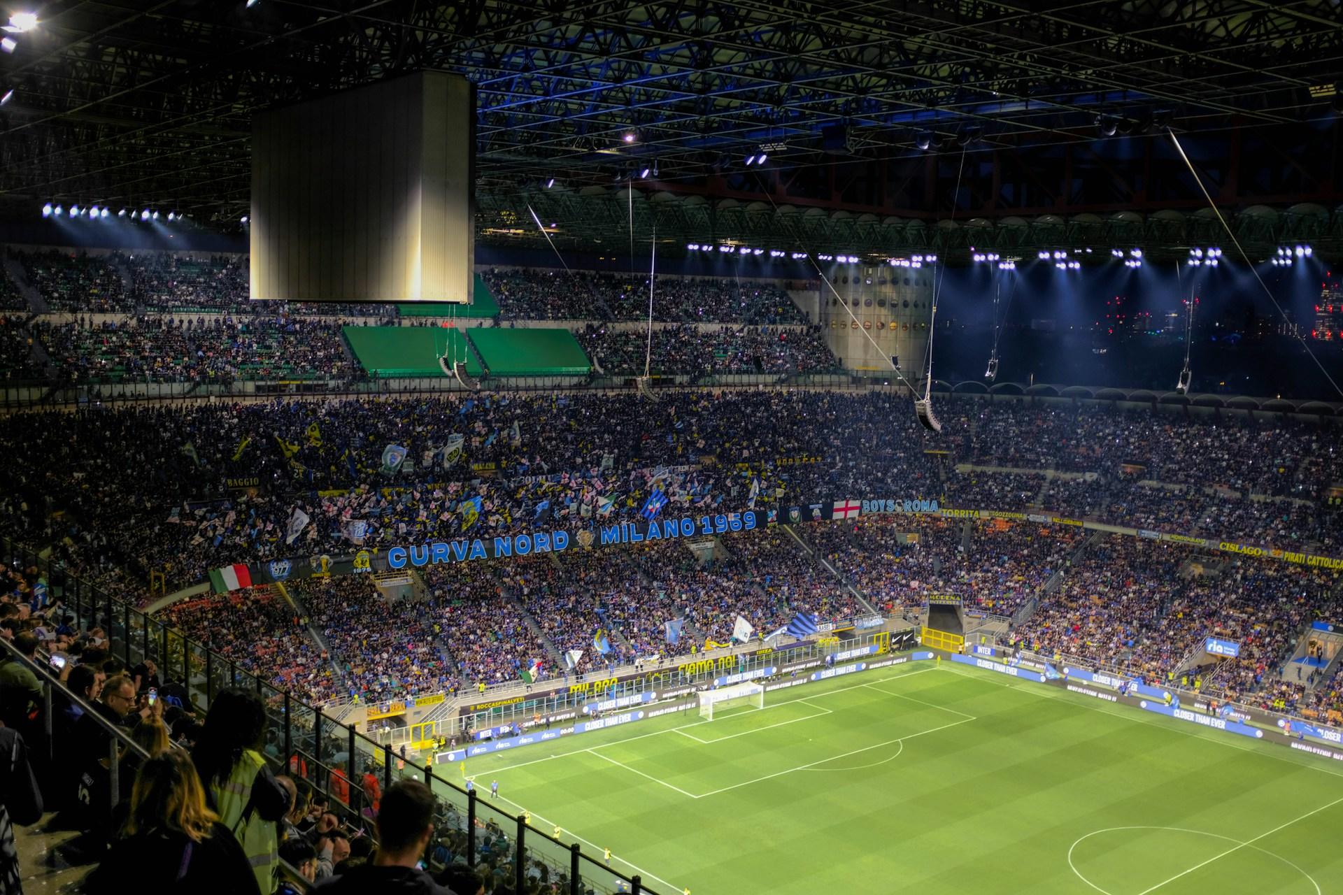 The San Siro stadium.