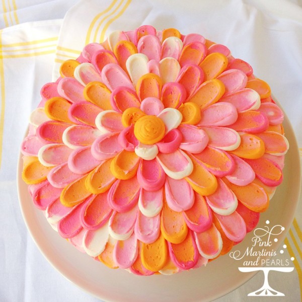 Pretty Pink Petal Cake Wilton