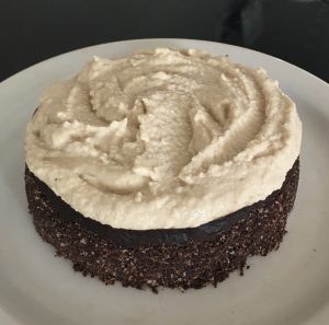 Coconut Peanut and Chocolate Tofu Cheesecake recipe