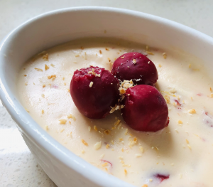 Melon Lemon and Cherry Ice-Cream recipe