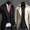 Men's Coat Double-Breasted Medium Length Wide Lapel Pure Color (10-209-6389)