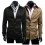 Men's Coat/Tunic Lapel Slim Pure Color Fashion (9-1414-B05)