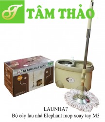 Bộ cây lau nhà Elephant mop xoay tay M3 8859522443954	