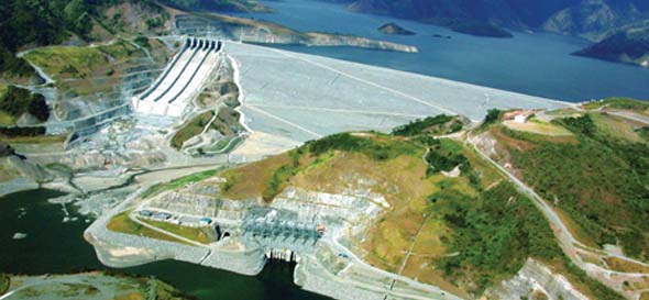 San Roque Dam Reservoir