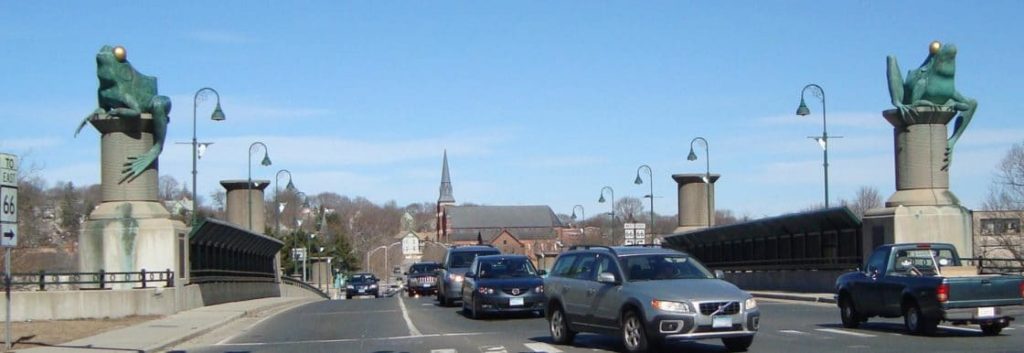 Willimantic frog bridge