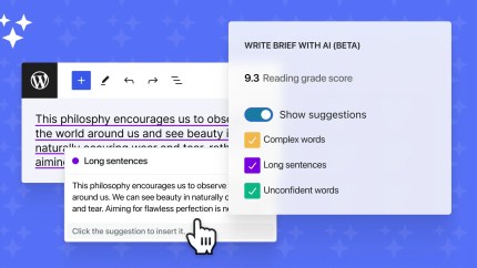 Automattic launches AI writing tool that aims to make WordPress blogs more readable and succinct