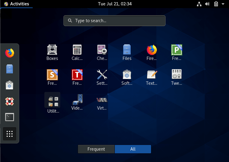 CentOS Desktop